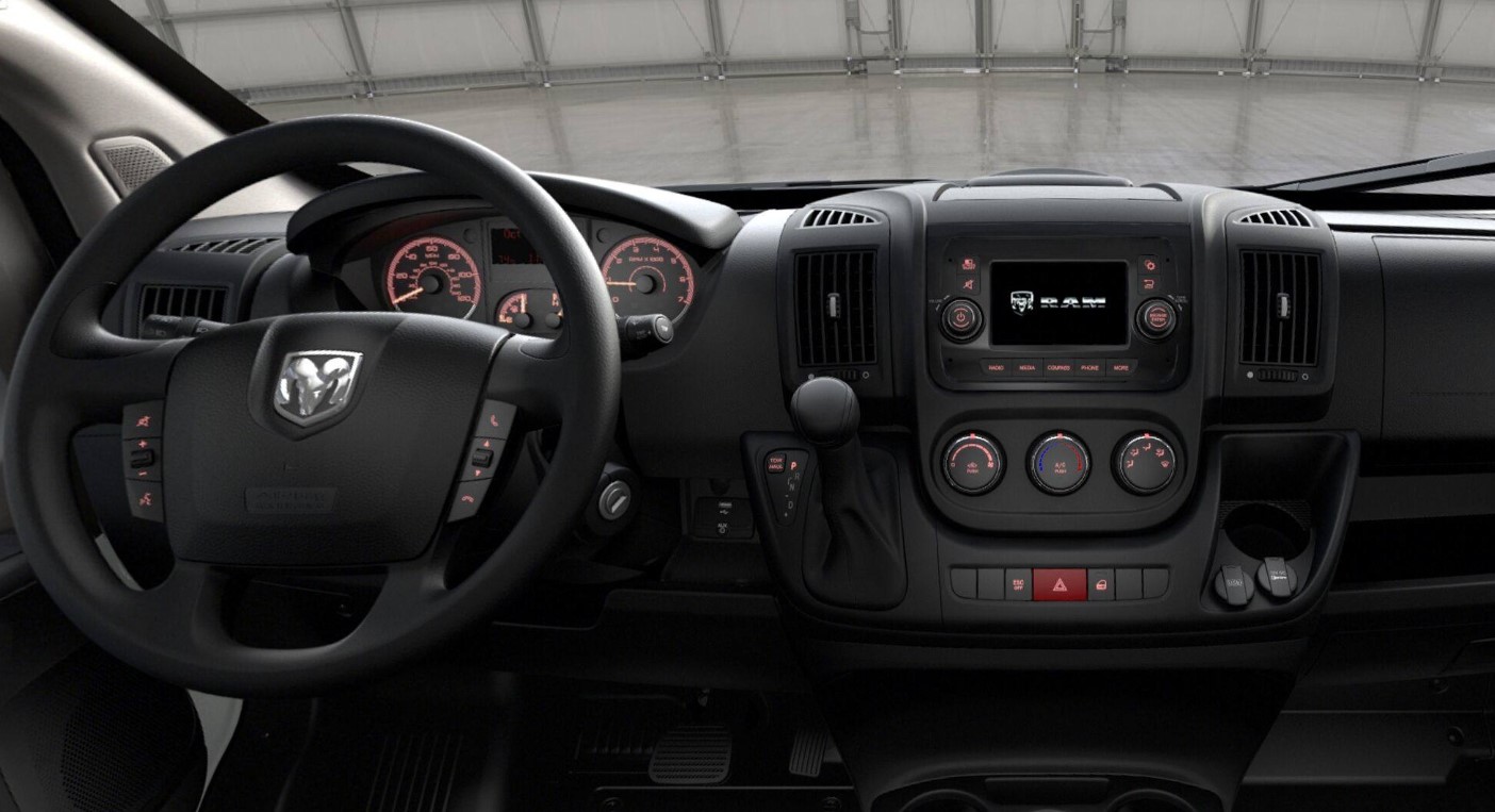 2019 Ram ProMaster 2500 Dashboard Interior